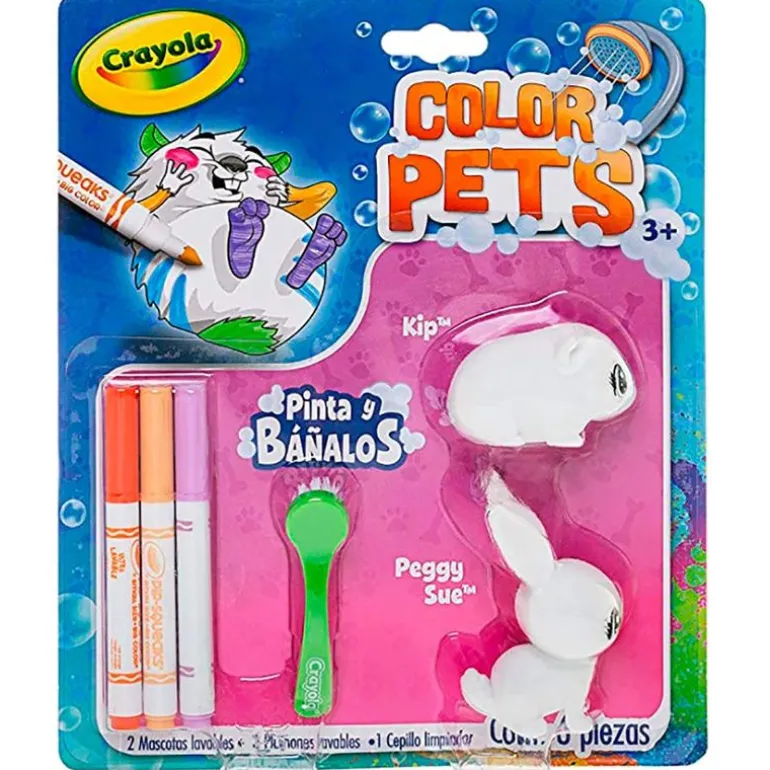 Crayola Color Pets 2 Pack Conejo Y Hamster