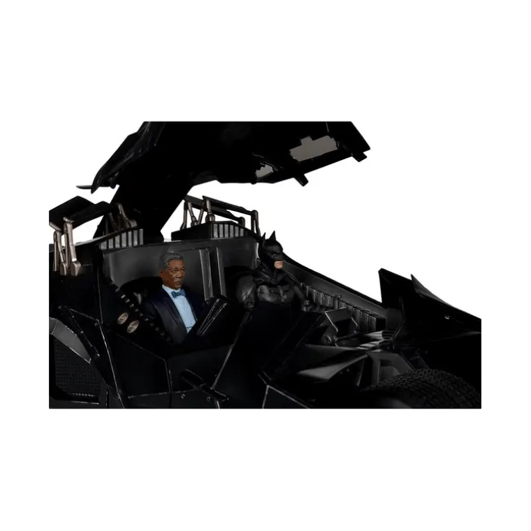 DC McFarlane Batimovil The Dark Knightt Lucius Fox