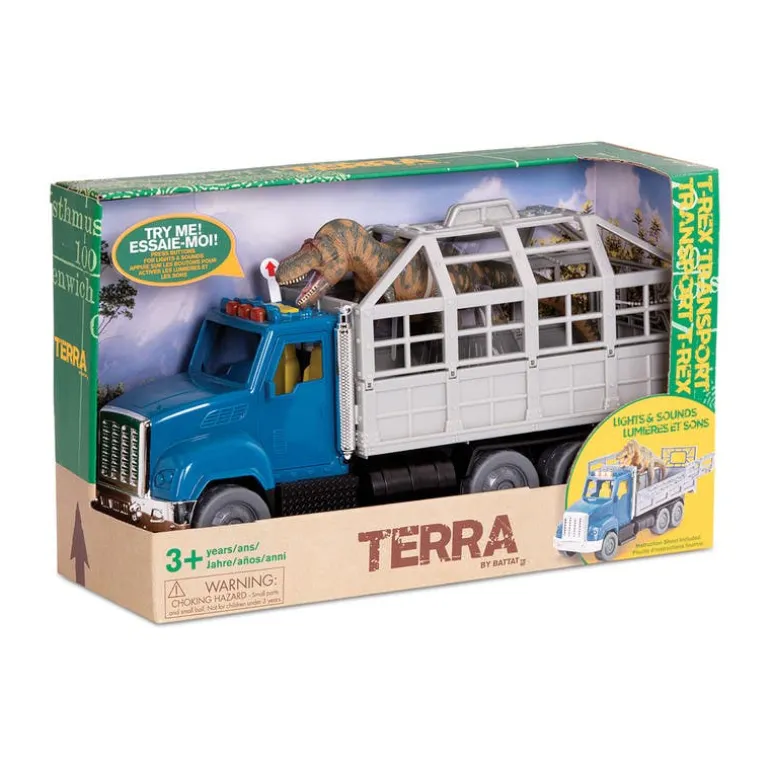 Dinosaurio T-Rex Camión Transportador