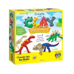 Dinosaurios Fabrica de Dinosaurios con Esqueleto y Botes de Plastilina