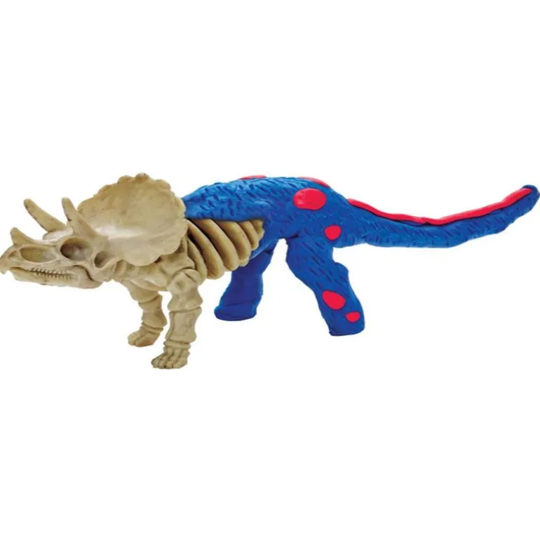 Dinosaurios Fabrica de Dinosaurios con Esqueleto y Botes de Plastilina