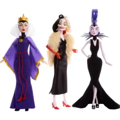 Disney 100 años 3 Villanas de Colección Cruella De Vil, Maléfica e Yzma