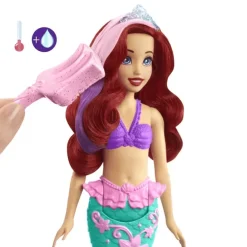 Disney Princesa Muñeca Ariel Cabello Cambios Sorpresa HLW00