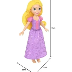 Disney Princesa Muñeca Mini Rapunzel 9cm para niñas HPL55