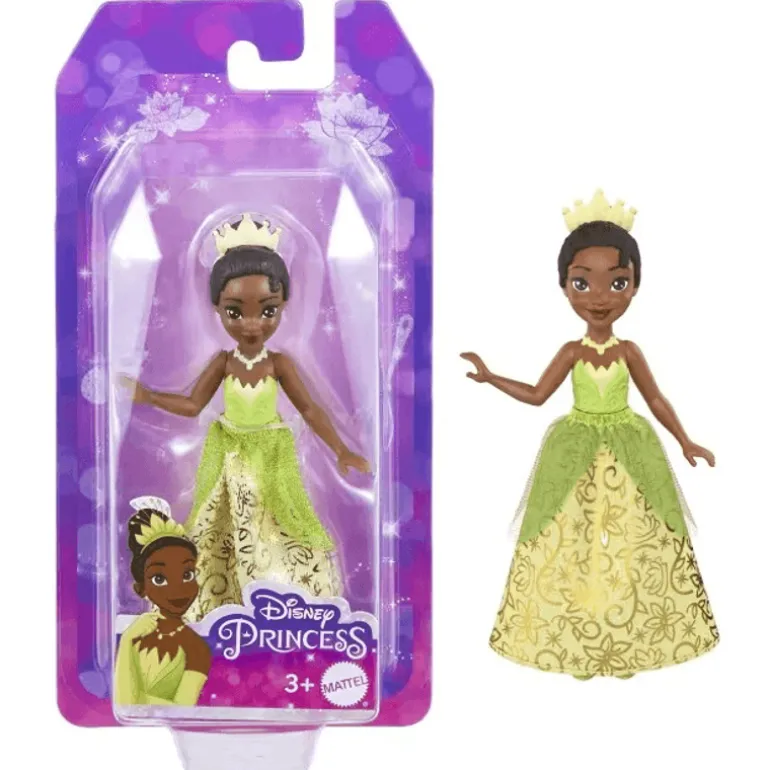 Disney Princesa Muñeca Mini Tiana 9cm para niñas HPL55