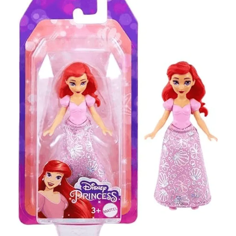 Disney Princesa Muñeca Mini Ariel 9cm para niñas HPL55