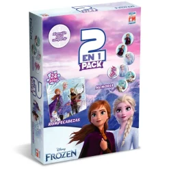 Disney Rompecabezas de Frozen 2 en 1 de Fotorama Juegos de Mesa