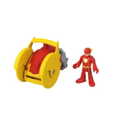 Flash Imanginext Transformer Motocicleta con Figura de Acción