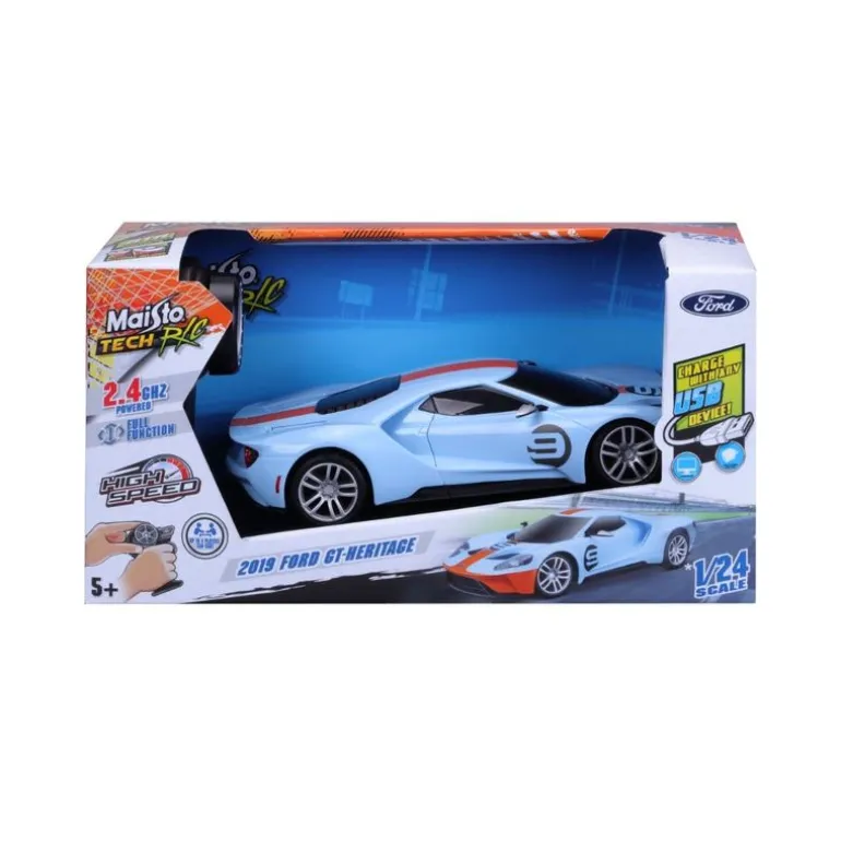 Ford Gt-Heritage Radio Control Escala 1:14