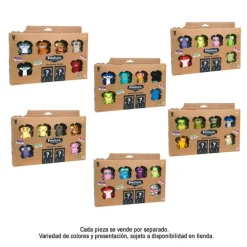 Fuggler collectible figures 8 pack Grin Yellow,Squidge Yellow,Alien Brown,Boogah Leopard,Squidge Purple,Mcgoo Lilac & 2 Surprise Fuggler FUG06000