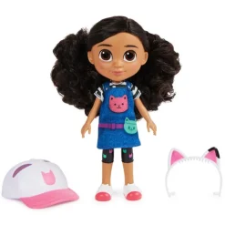Gabby's Doll House Muñeca con Cabello y Diadema de Gatito