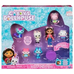 Gabby's Doll House Set de Juego de 7 Figuras y un Accesorio Sorpresa