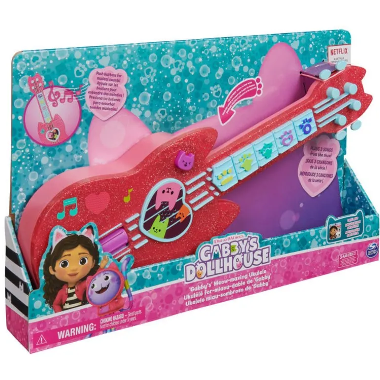 Gabby's Doll House Ukulele con Sonidos y Canciones