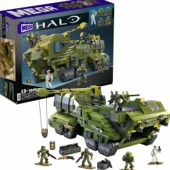 Halo Elephant Sandnest Mega Construx incluye 4 Figuras con Armadura de Master Chief