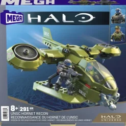 Halo Nave Misión Reconocimiento Mega Construx Incluye Figura de Master Chief
