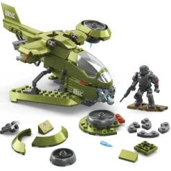 Halo Nave Misión Reconocimiento Mega Construx Incluye Figura de Master Chief