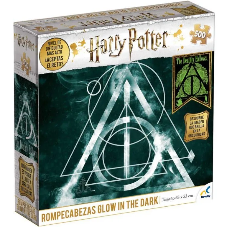 Harry Potter Rompecabezas Glow in the Dark que Brilla en la Obscuridad de 1000 Piezas
