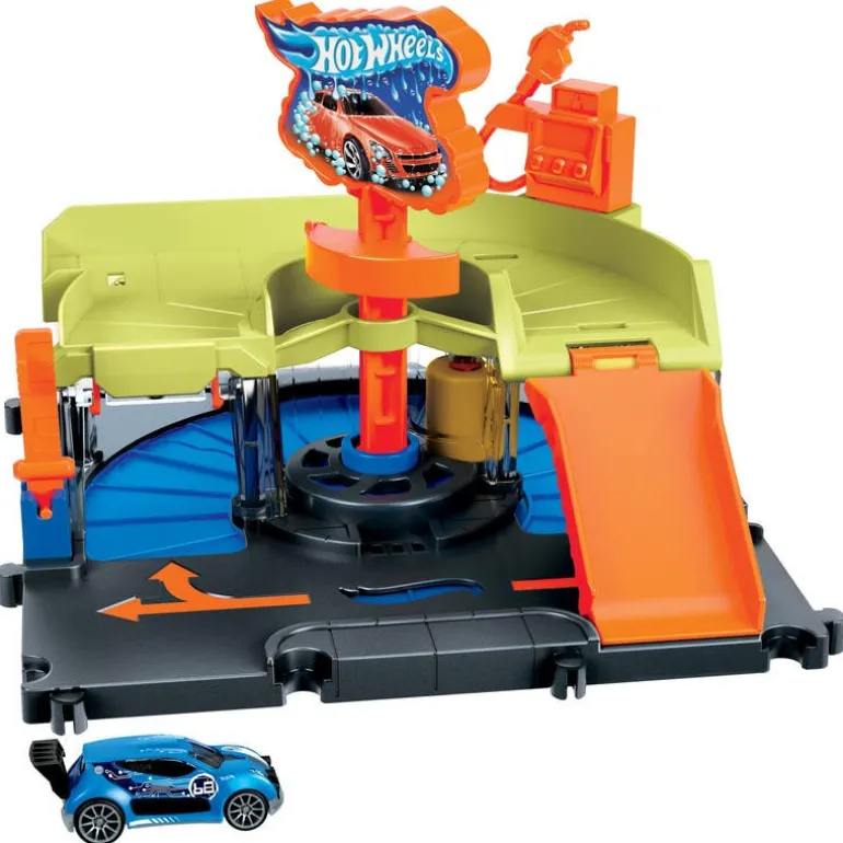 Hot Wheels City Set de Autolavado ¡Arma tu Ciudad!