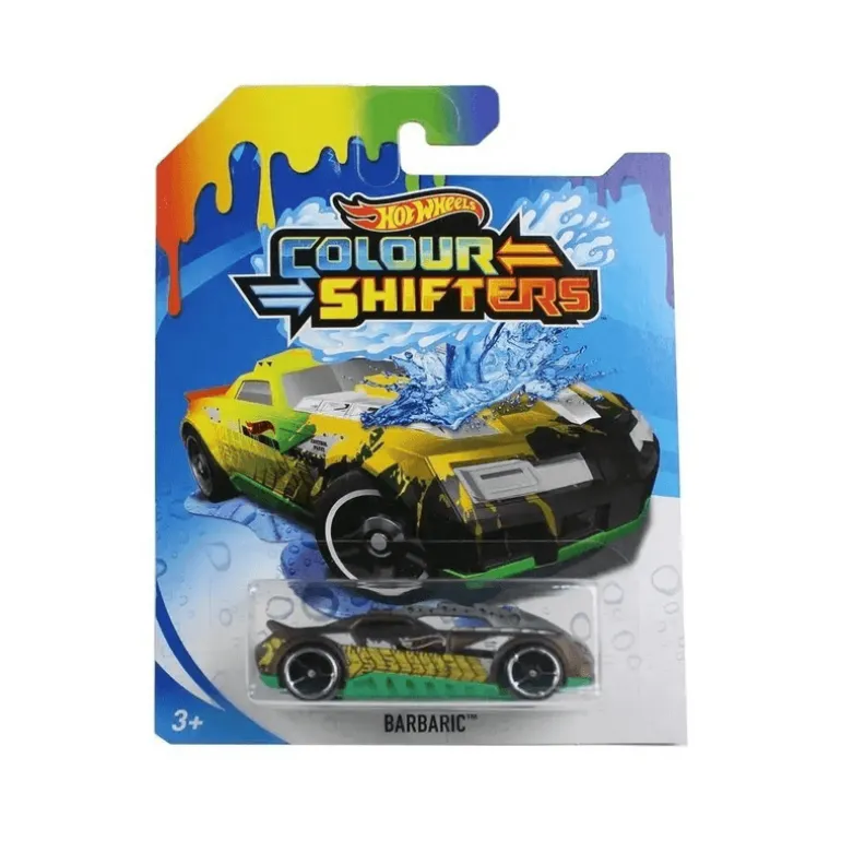 Hot Wheels Coche Color Shifters Cambia de Color Barbaric