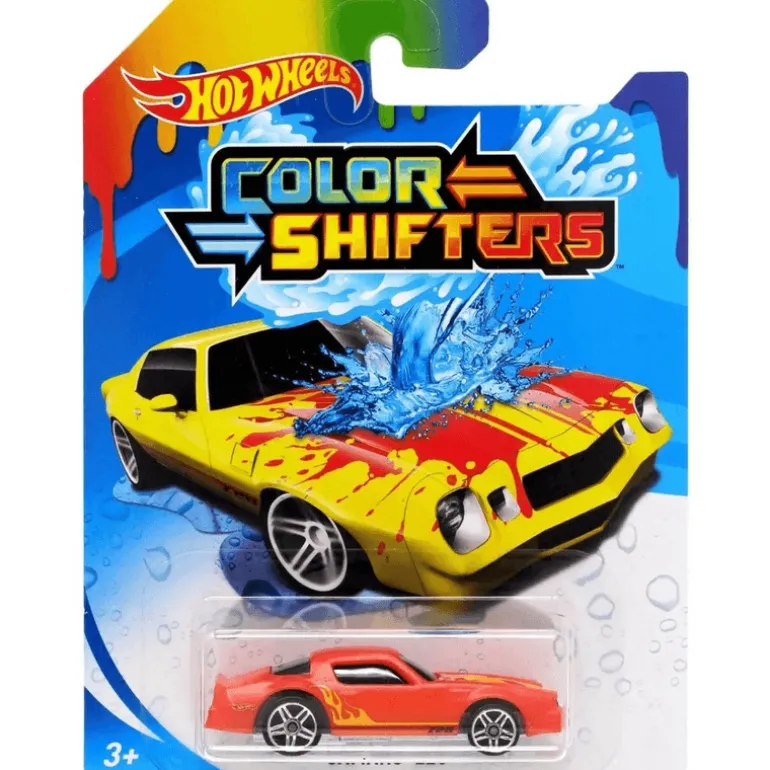 Hot Wheels Coche Color Shifters Cambia de Color Camaro