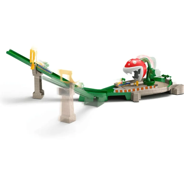 Hot Wheels Mario Kart Pista Reto Piraña