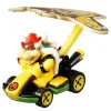 Hot Wheels Mario Kart Vehículo Bowser con Glider