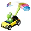 Hot Wheels Mario Kart Vehículo Yoshi con Glider