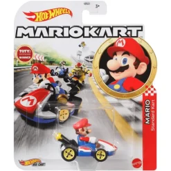 Hot Wheels Mario Kart Mario con Alas