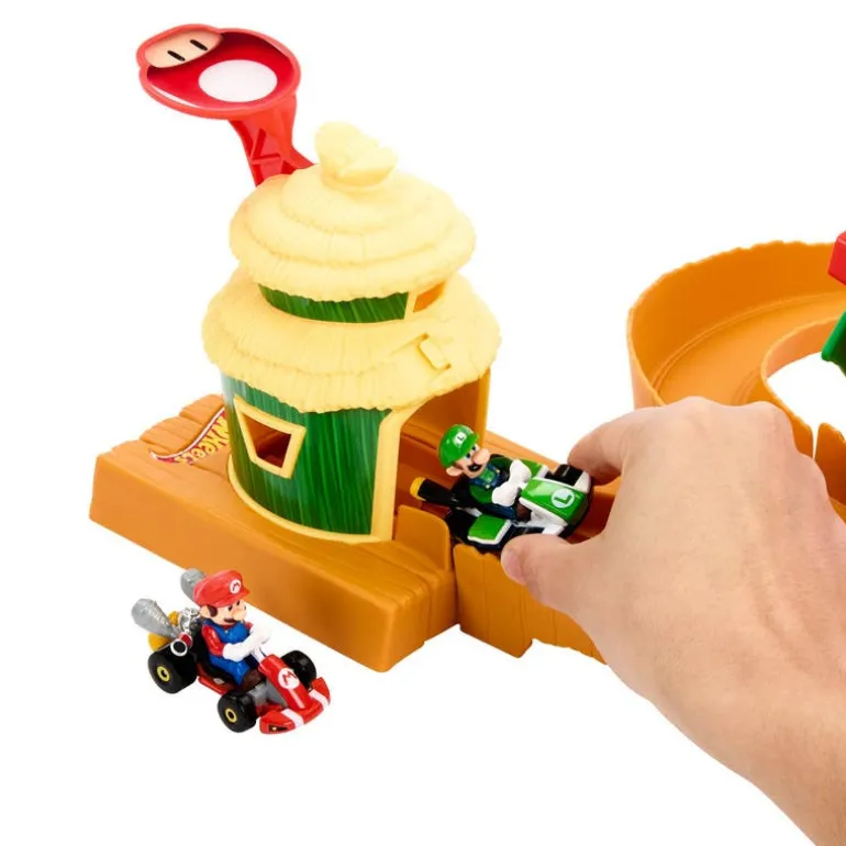 Hot Wheels Mario Kart Pista Carrera en la Selva