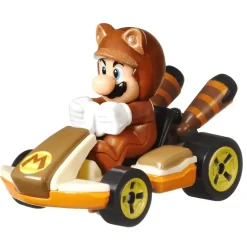 Hot Wheels Mario Kart Tanooki Mario Standard Kart