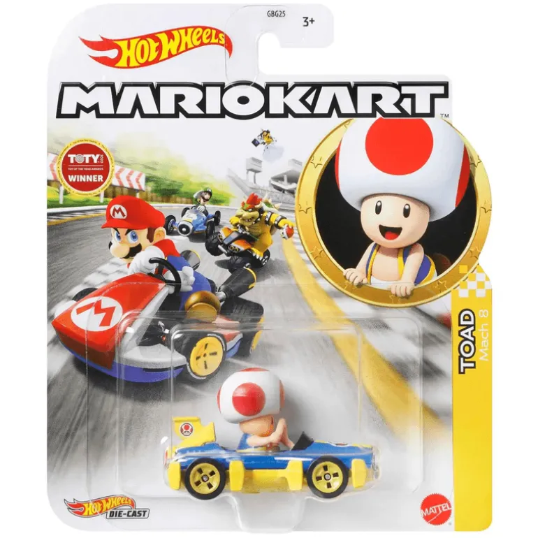 Hot Wheels Mario Kart Toad Mach8