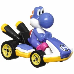 Hot Wheels Mario Kart Yoshi Kart Azul obscuro