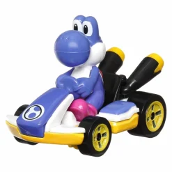Hot Wheels Mario Kart Yoshi Kart Azul obscuro