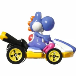 Hot Wheels Mario Kart Yoshi Kart Azul obscuro
