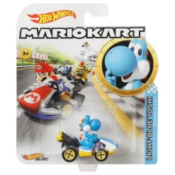 Hot Wheels Mario Kart Yoshi Azul