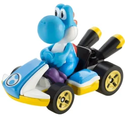Hot Wheels Mario Kart Yoshi Azul