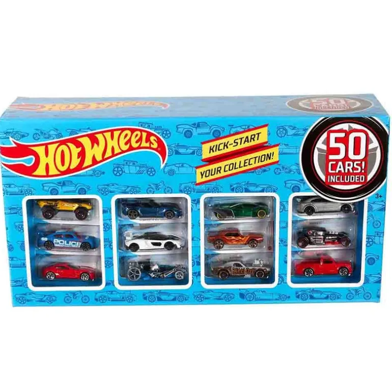 Hot Wheels Mistery Box Basics Paquete de 50 Autos