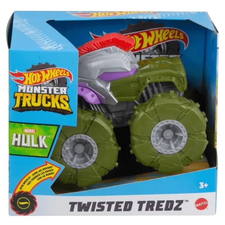 Hot Wheels Monster Truck Hulk Llantas Todo Terreno