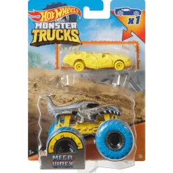 Hot Wheels Monster Truck Wrex & Crushed Sedan