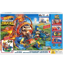 Hot Wheels Monster Trucks Playset Pista Volcano Arena
