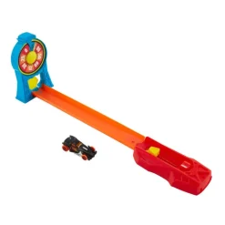 Hot Wheels Pista de Acrobacias con Lanzador y Auto de Carreras