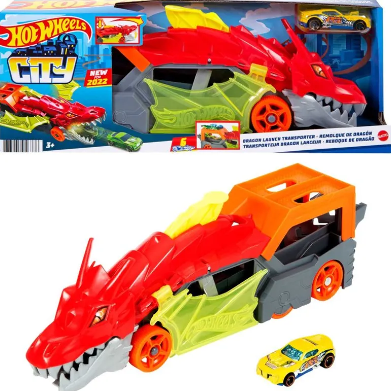 Hot Wheels Remolque Dragon para 30 Autos