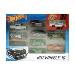 Hot Wheels Set de 10 coches