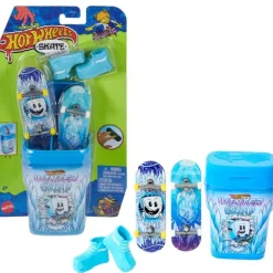 Hot Wheels Skate Park Chicles Winter Grind Incluye Patineta y Sneakers
