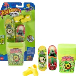 Hot Wheels Skate Park Chicles Fruit Explosión Incluye Patineta y Sneakers