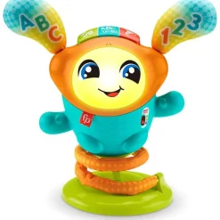Juguete para Bebés Fisher-Price Dj Bouncy Salta y Aprende con Luces y Sonido