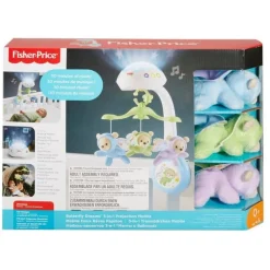 Juguete para Bebés Fisher-Price Móvil 3 en 1 Proyecor, Músical y con Movimiento