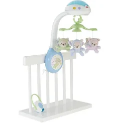 Juguete para Bebés Fisher-Price Móvil 3 en 1 Proyecor, Músical y con Movimiento