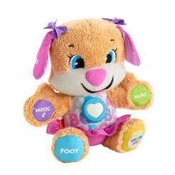 Juguete para Bebés Fisher-Price Hermanita Abrazable con Sonidos y Canciones con Etapas de Aprendizaje