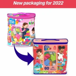 Juguete para Bebés Mega Bloks Bolsa de 60 Piezas-1
